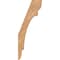 Ekena Millwork 3 1/2"W x 8"D x 20"H Olympic Smooth Knee Brace, Western Red Cedar BRC04X08X20OLY00SWR - alternate 3